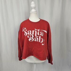 Grayson Threads Festive Holiday Red Sweatshirt Size Large